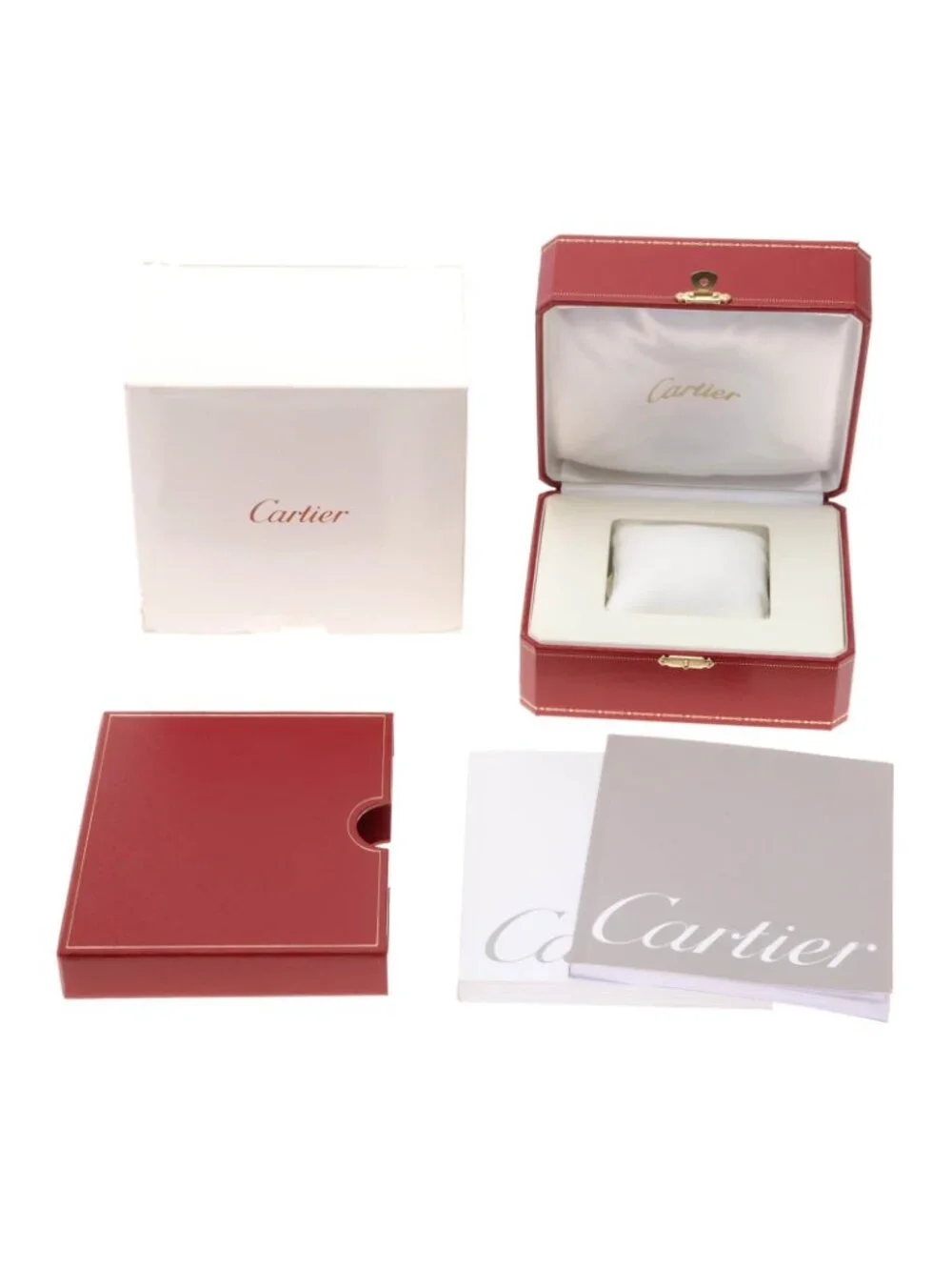 Cartier Santos 100 LM Watch Stainless Steel Silver Dial